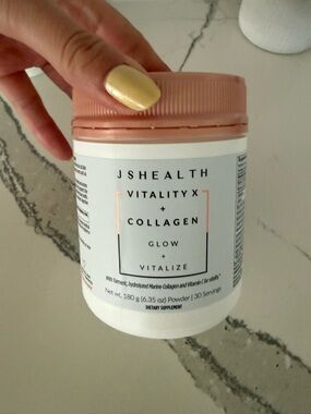 Jshealth Vitality X Collagen Glow Powder - Rose Pink
